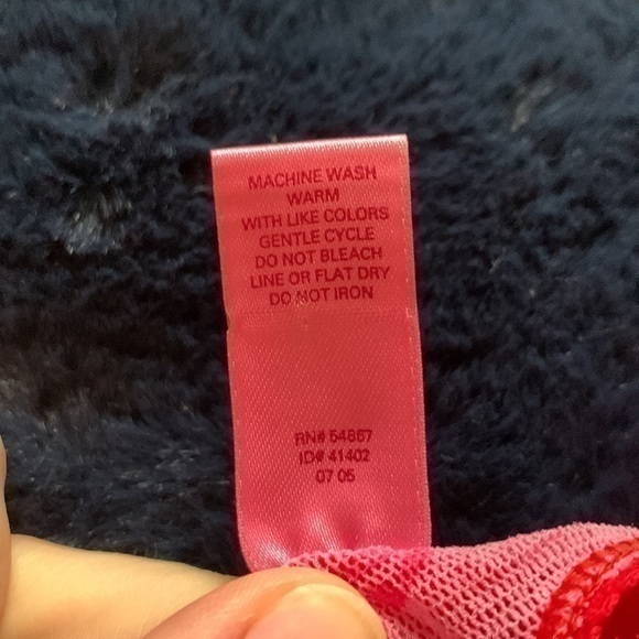 Vintage Pink Victoria’s Secret Mesh Valentine Love Thong Panty NWOT​ - Picture 7 of 7